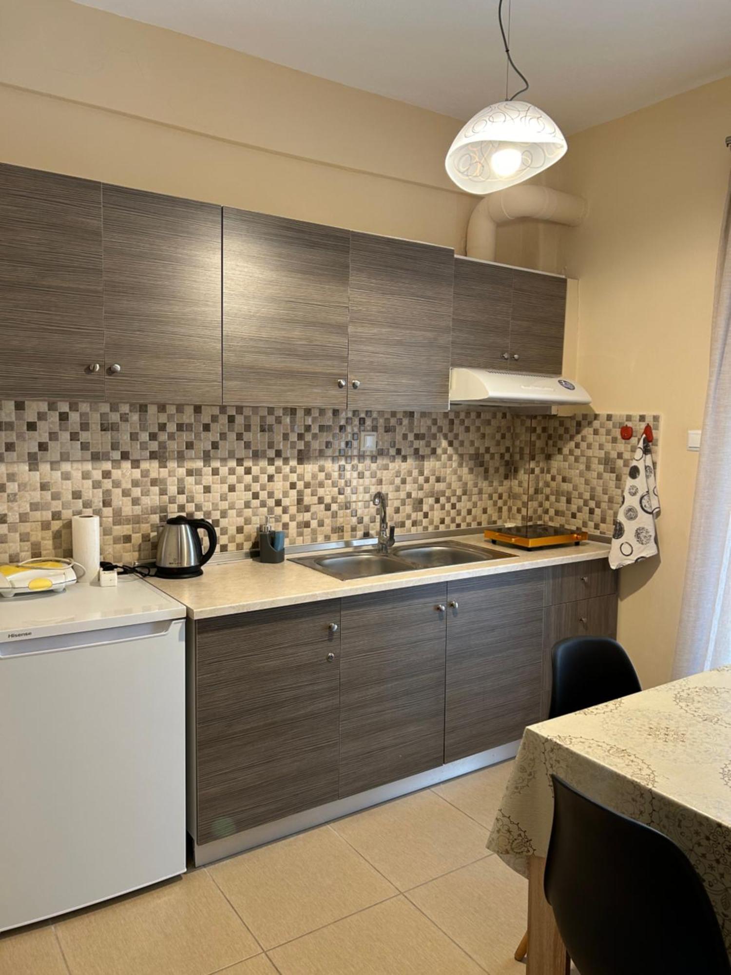 E & F Sea View Flat Apartment Nea Peramos  Luaran gambar