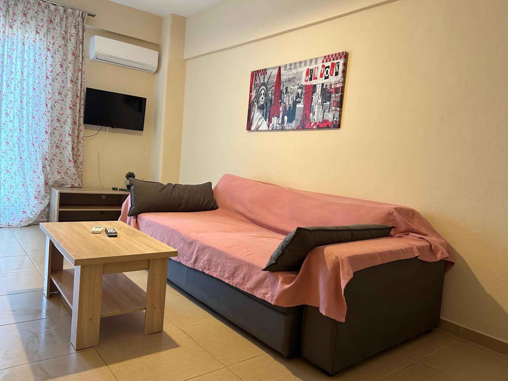 E & F Sea View Flat Apartment Nea Peramos  Luaran gambar