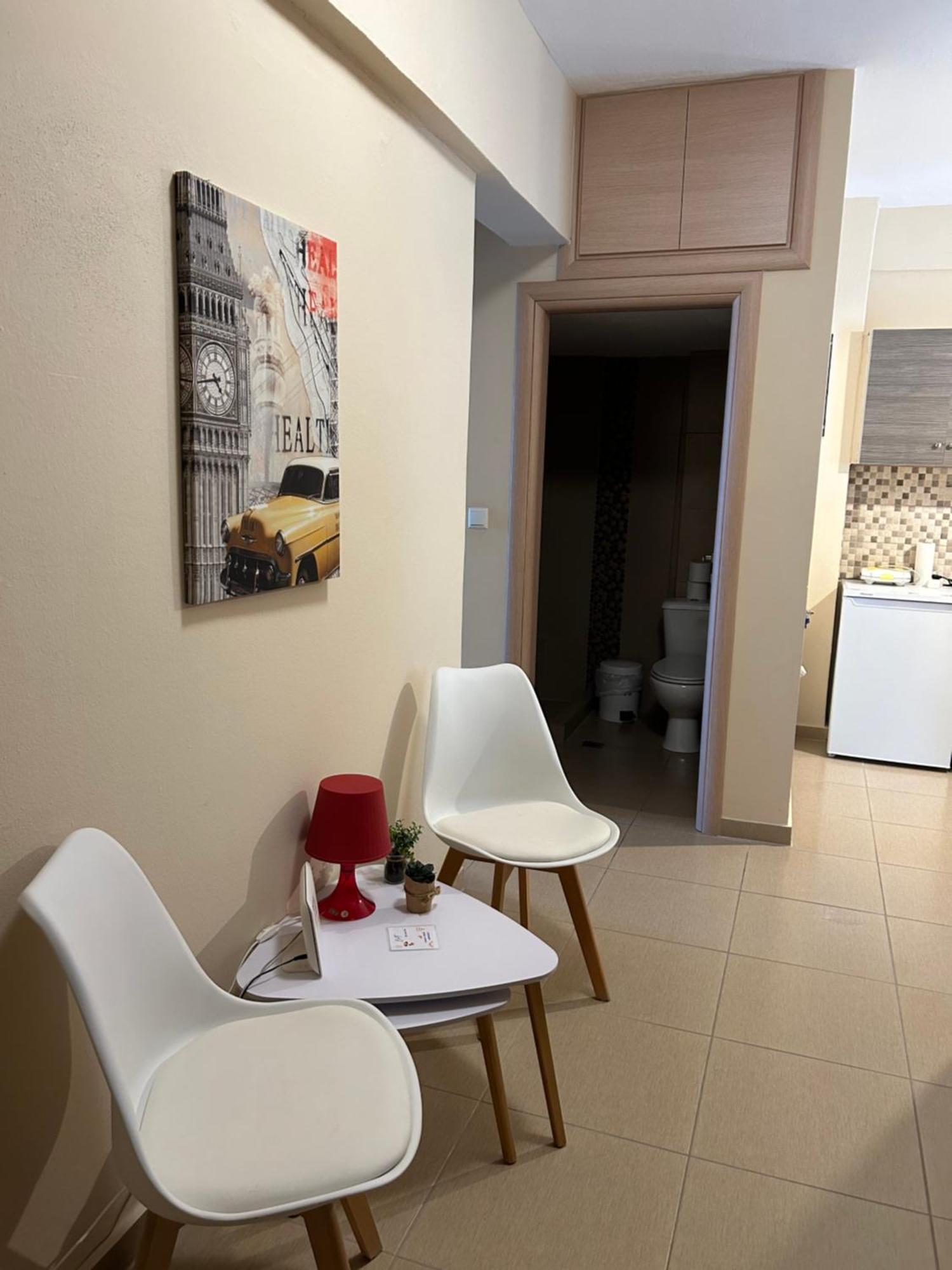 E & F Sea View Flat Apartment Nea Peramos  Luaran gambar